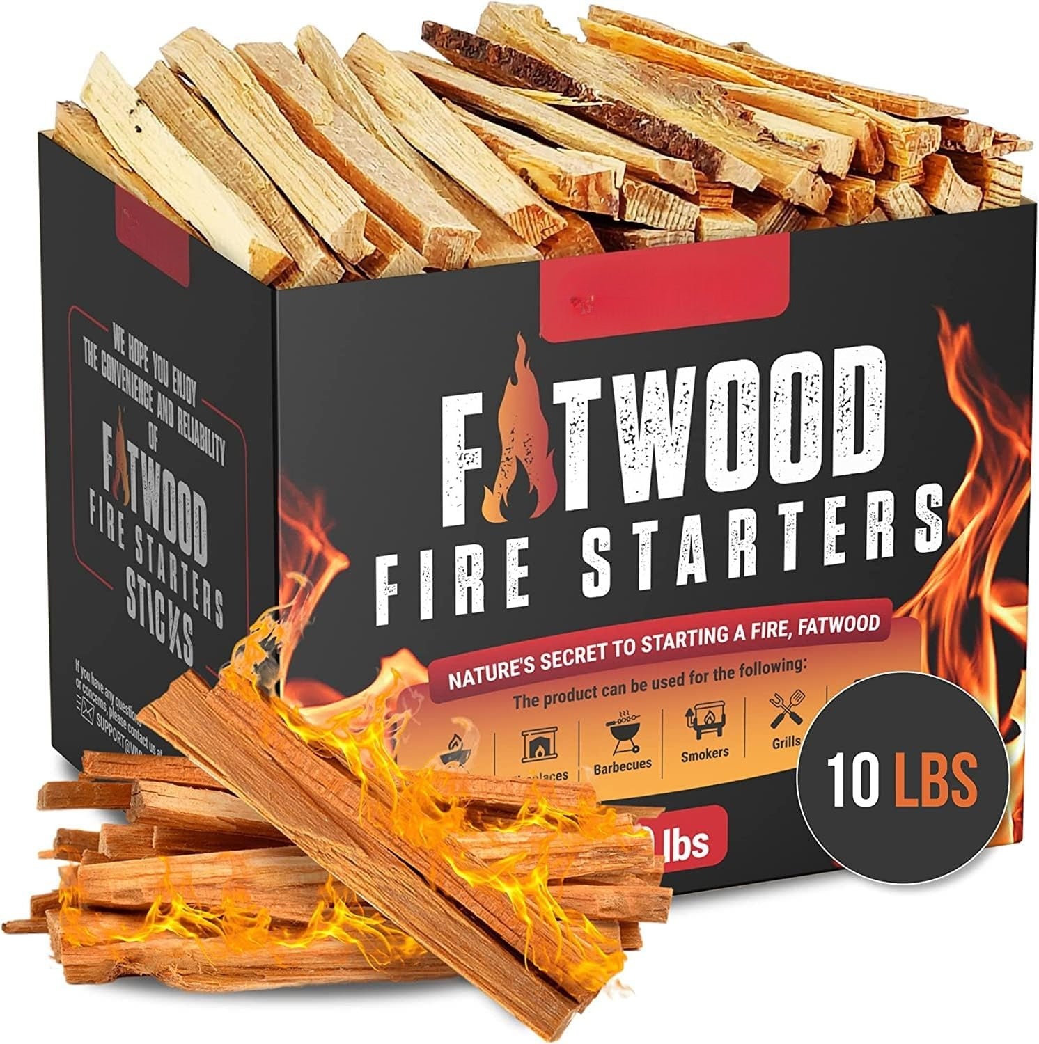 Fatwood Fire Starter Sticks 10 Lb