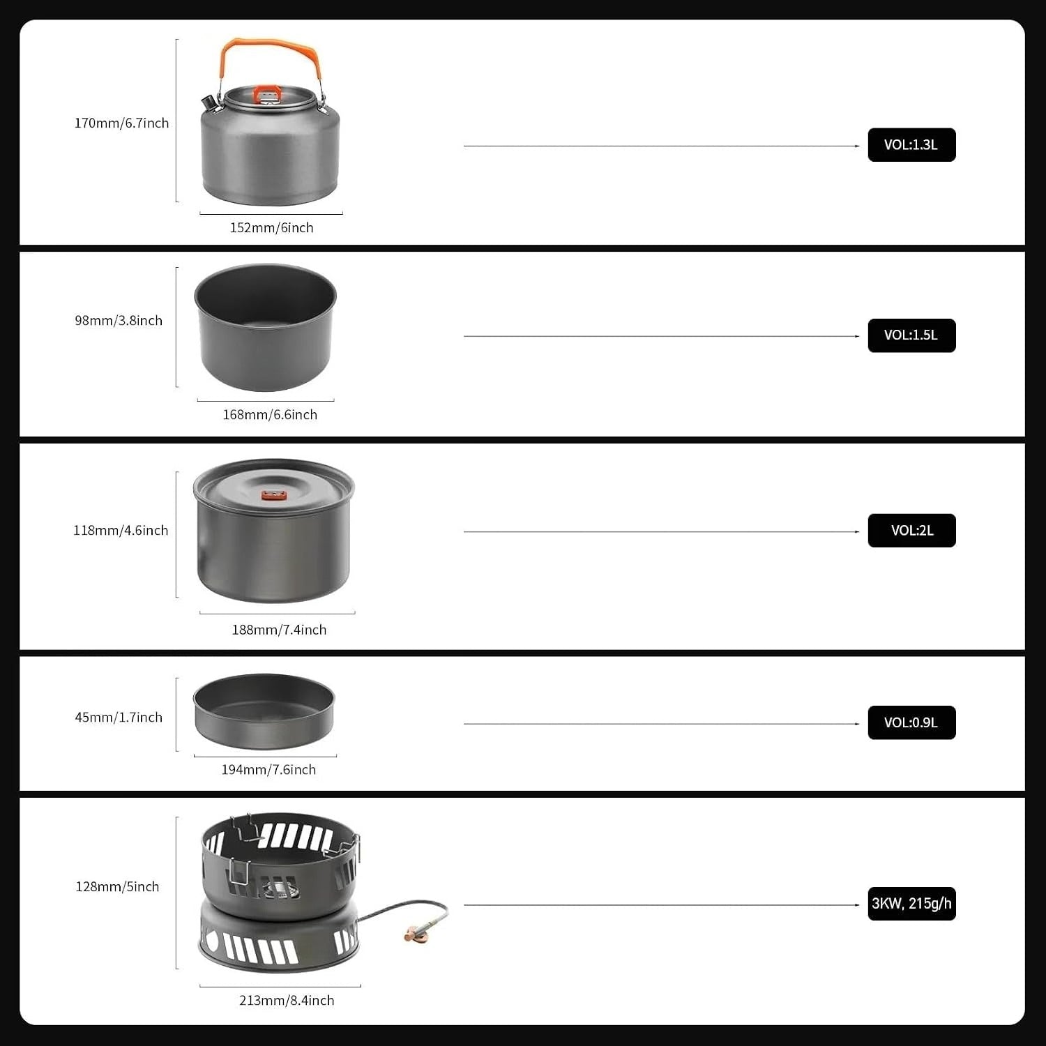 Versatile Outdoor Cooking Set