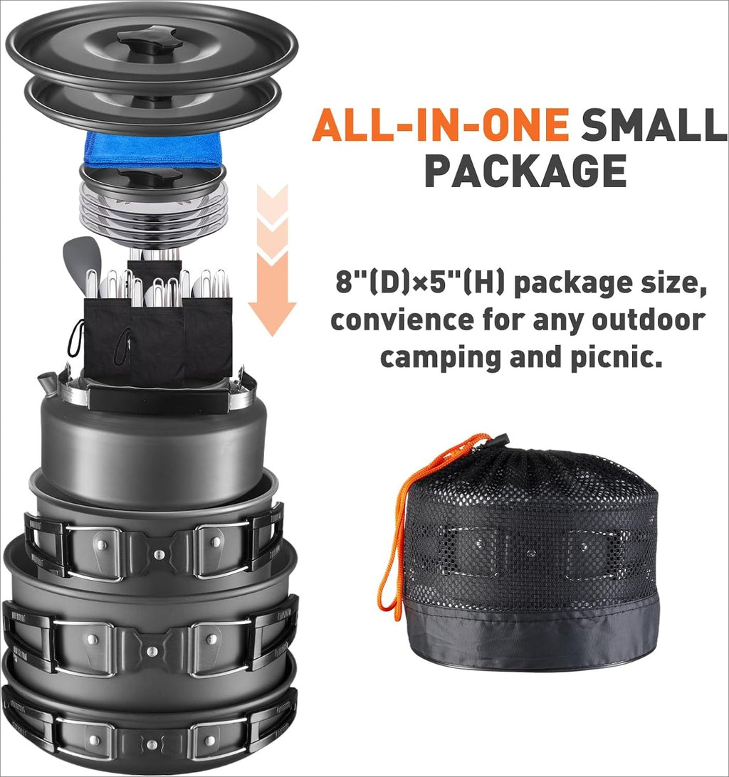 27pcs Camping Cooking Set