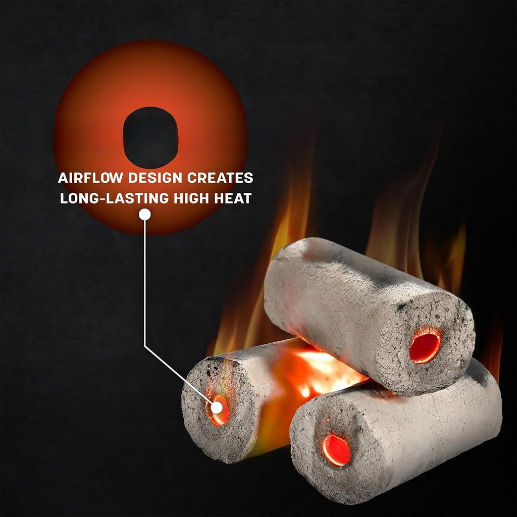 Logs 2‑Pack Charcoal Kit