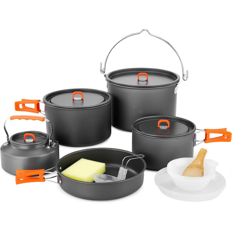 18pcs Camping Cookware Set