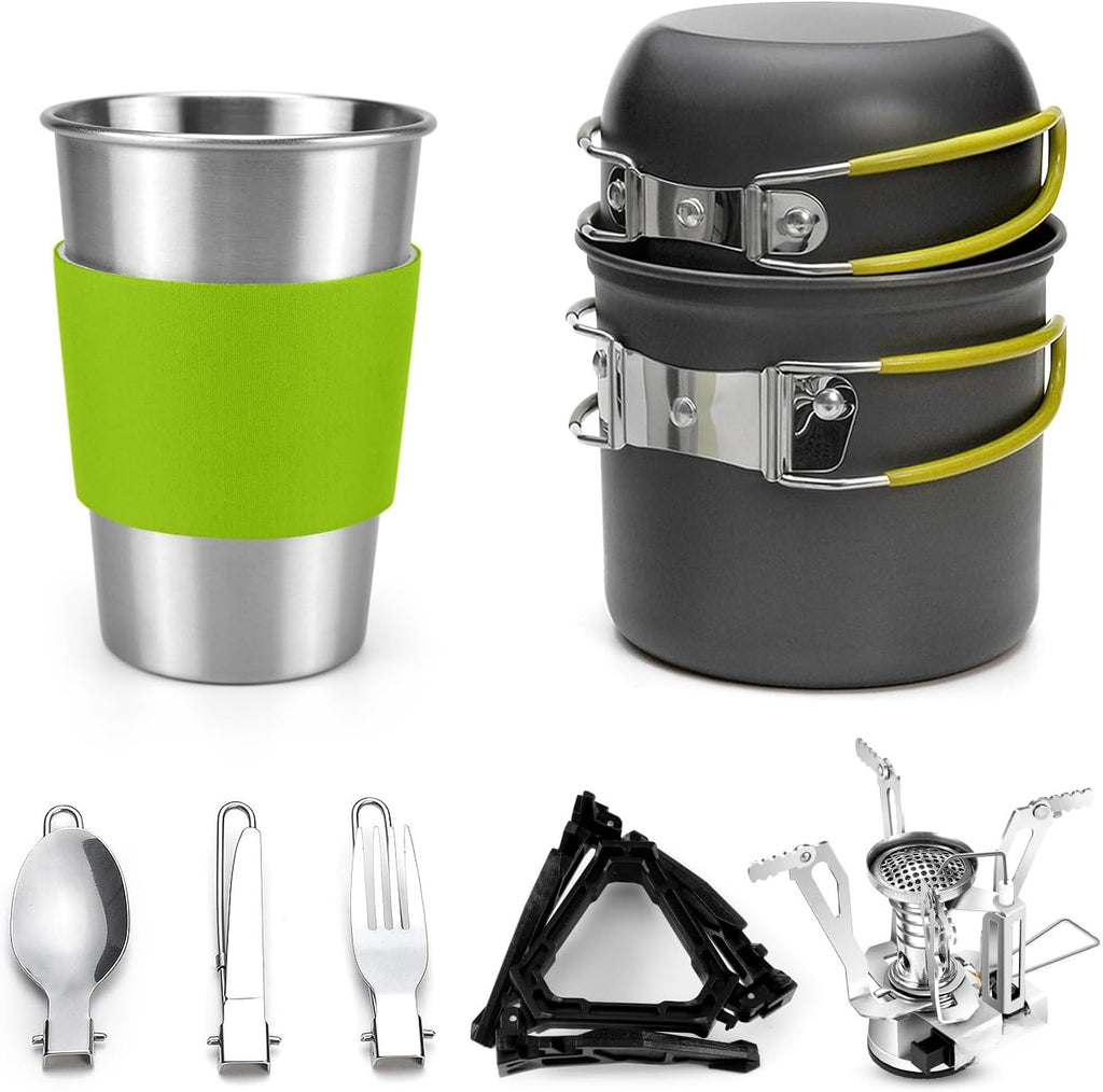 Camping Cookware Stove Set