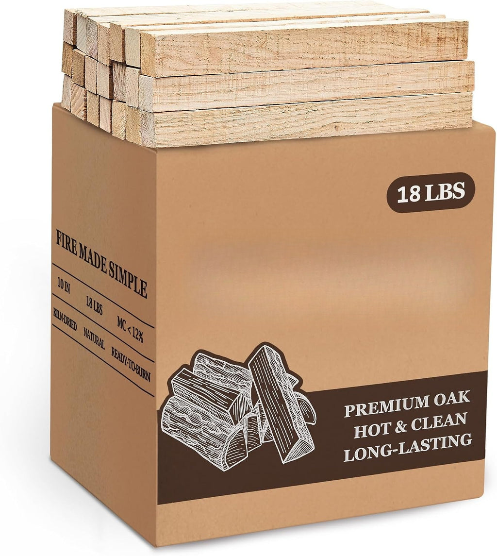 Dried Oak Hardwood Logs 18Lbs