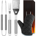 3‑Pcs Stainless Steel Grill Utensils Set