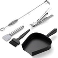 5‑Piece Charcoal Grill Ash Tool Set