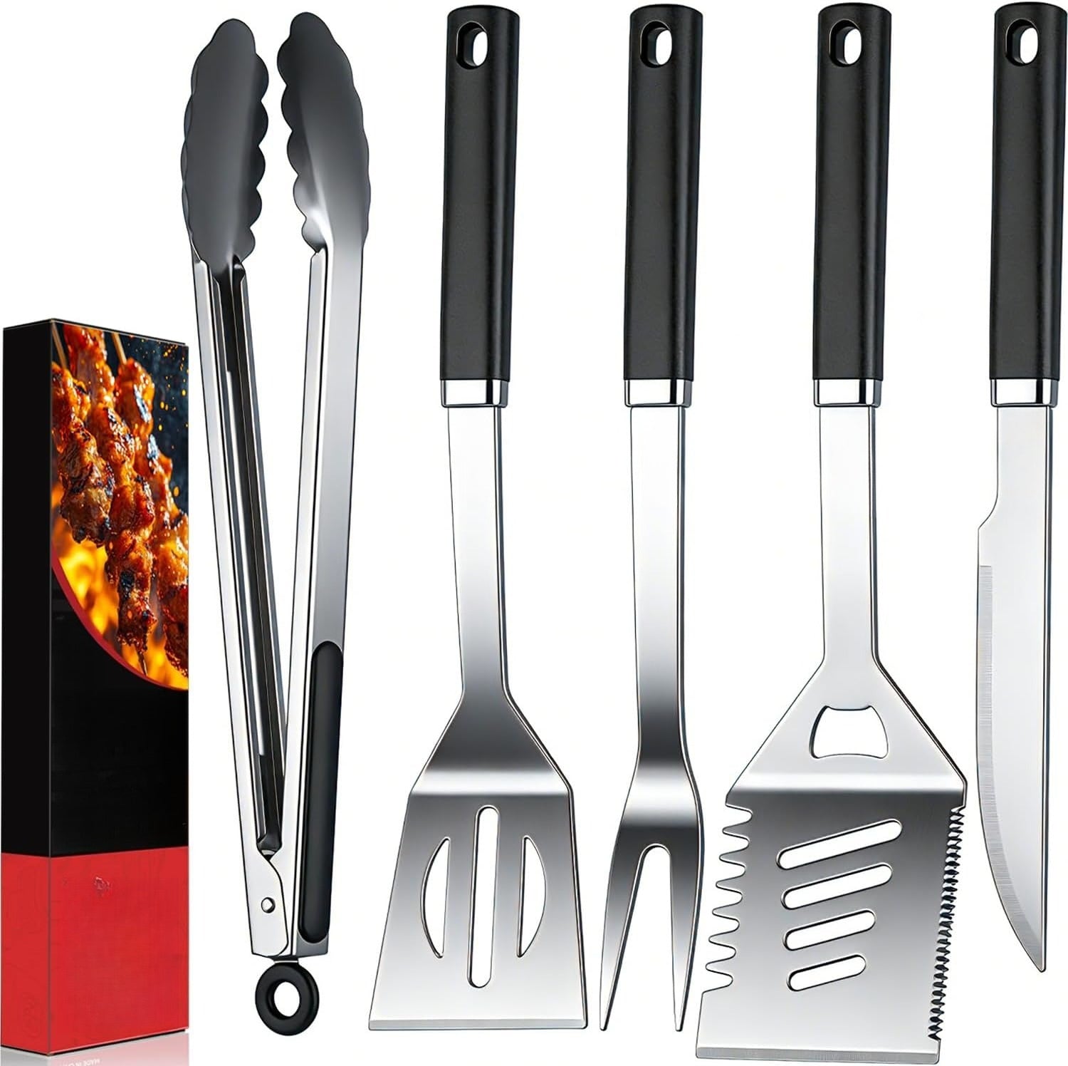 Stainless Steel BBQ Grilling Tools Set