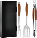 Ash Wood BBQ Grilling Tools Set