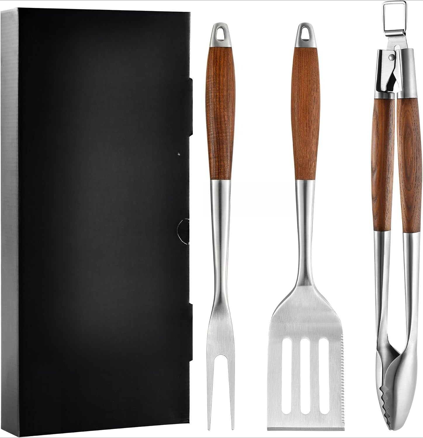 Ash Wood BBQ Grilling Tools Set
