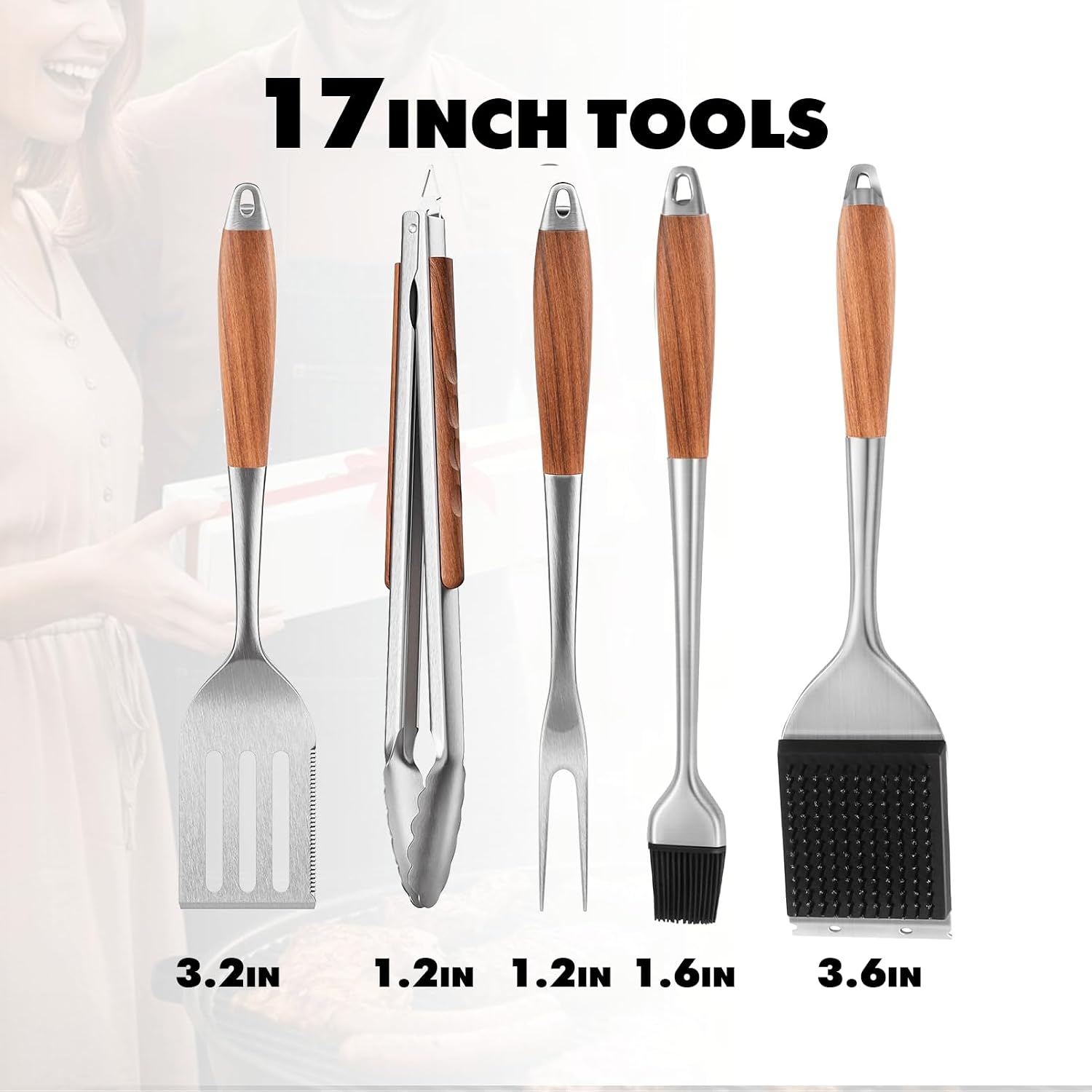 Utensils Set with Rosewood Handle