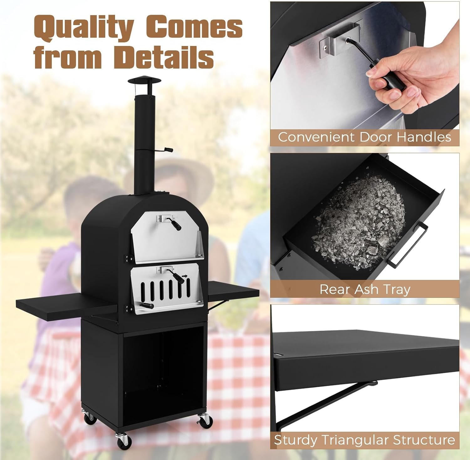 Outdoor Wood Fired Pizza Oven