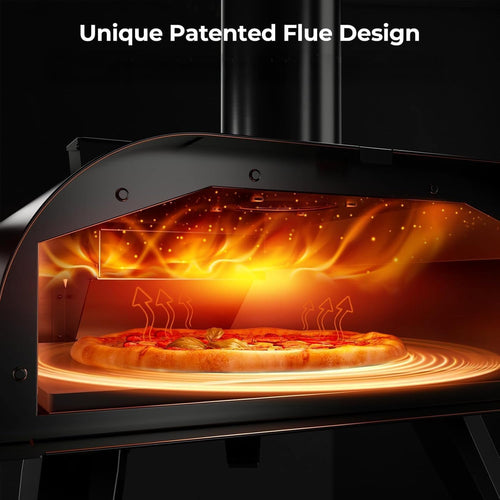 12" Multi‑Fuel Outdoor Pizza Oven