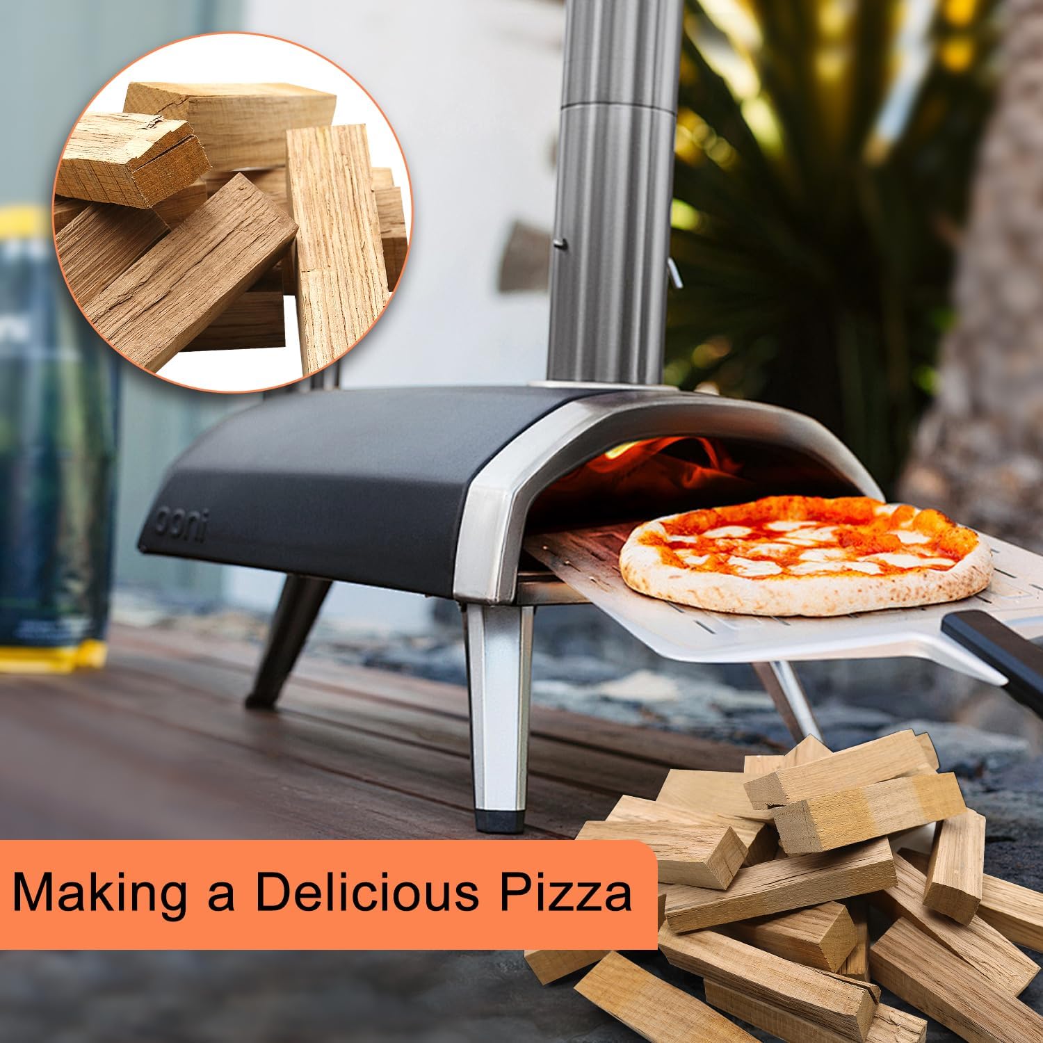Oak Wood for Pizza Ovens 12 Lbs