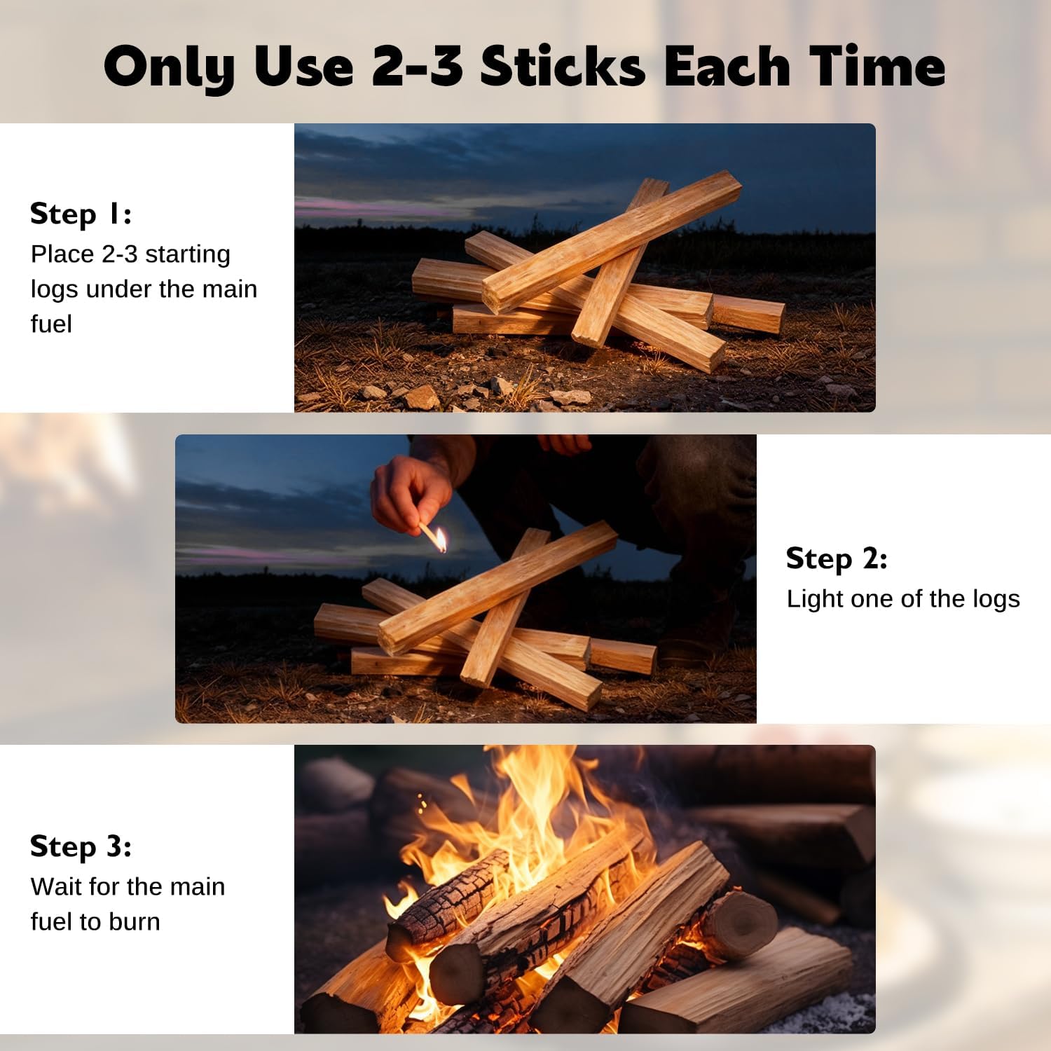 10LB Fatwood Fire Starter Sticks