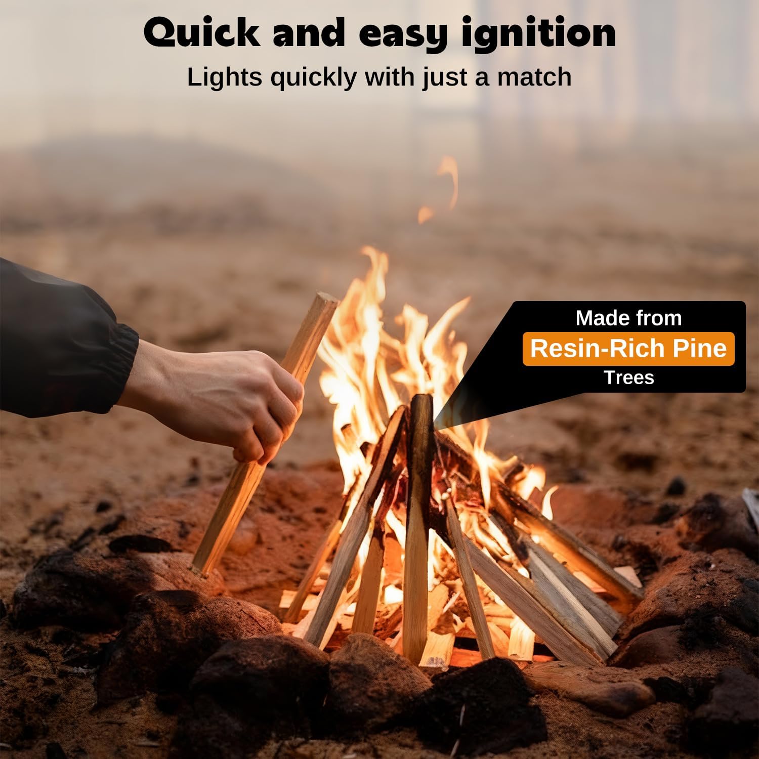 10LB Fatwood Fire Starter Sticks