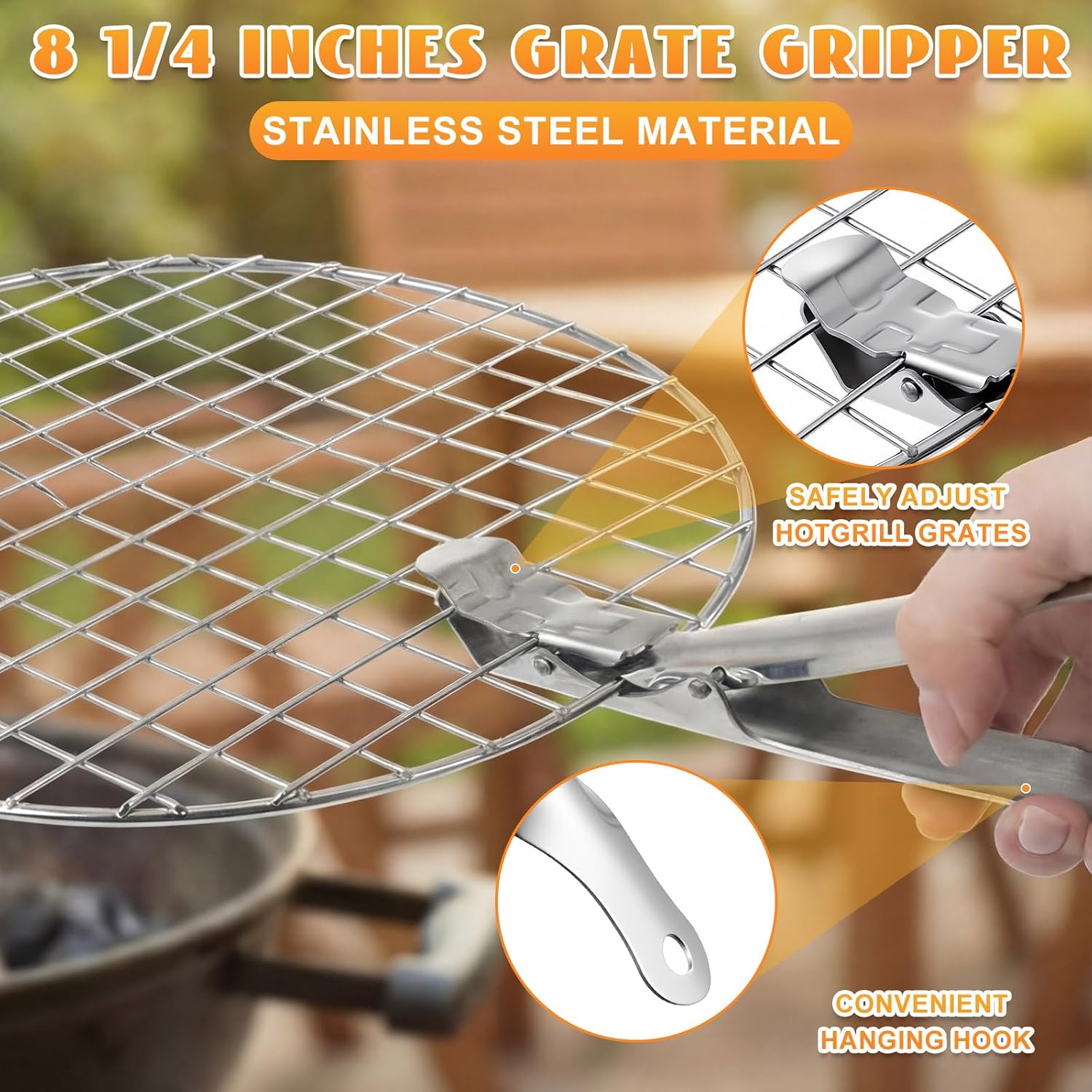 5‑Piece Charcoal Grill Ash Tool Set