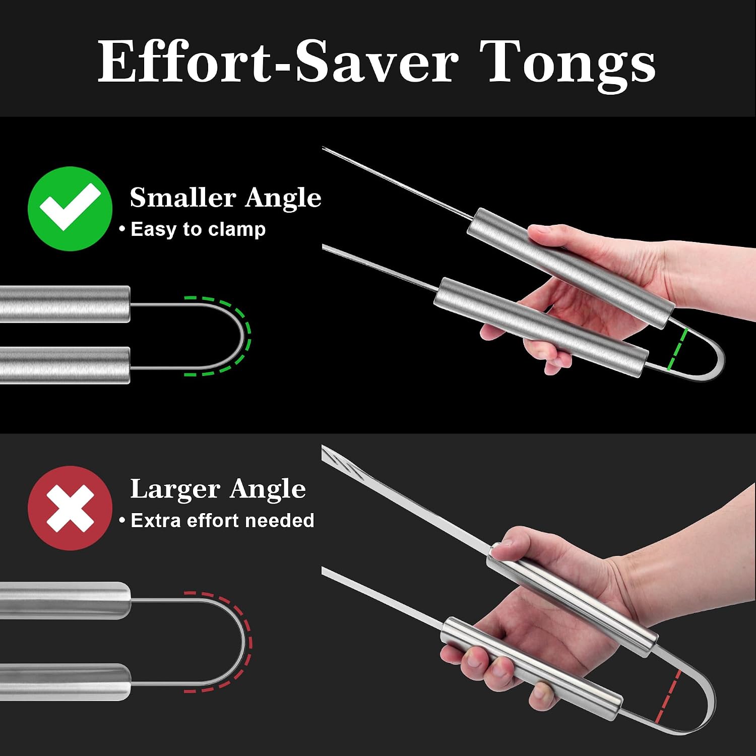 3‑Pcs Stainless Steel Grill Utensils Set