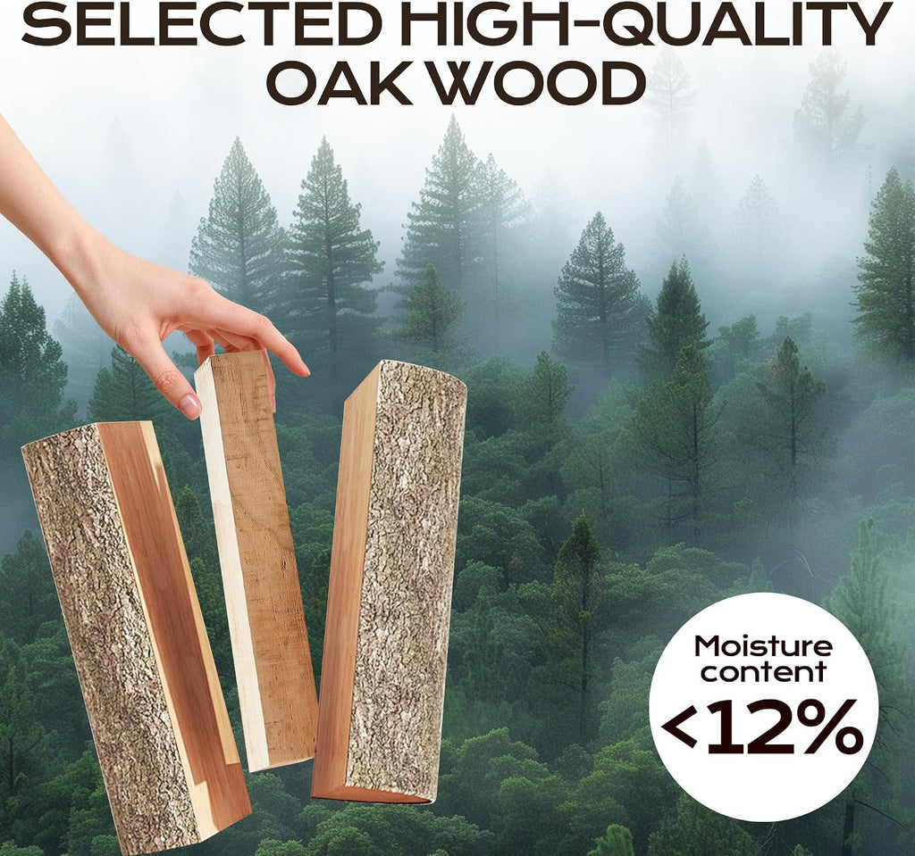 Dried Oak Hardwood Logs 18Lbs