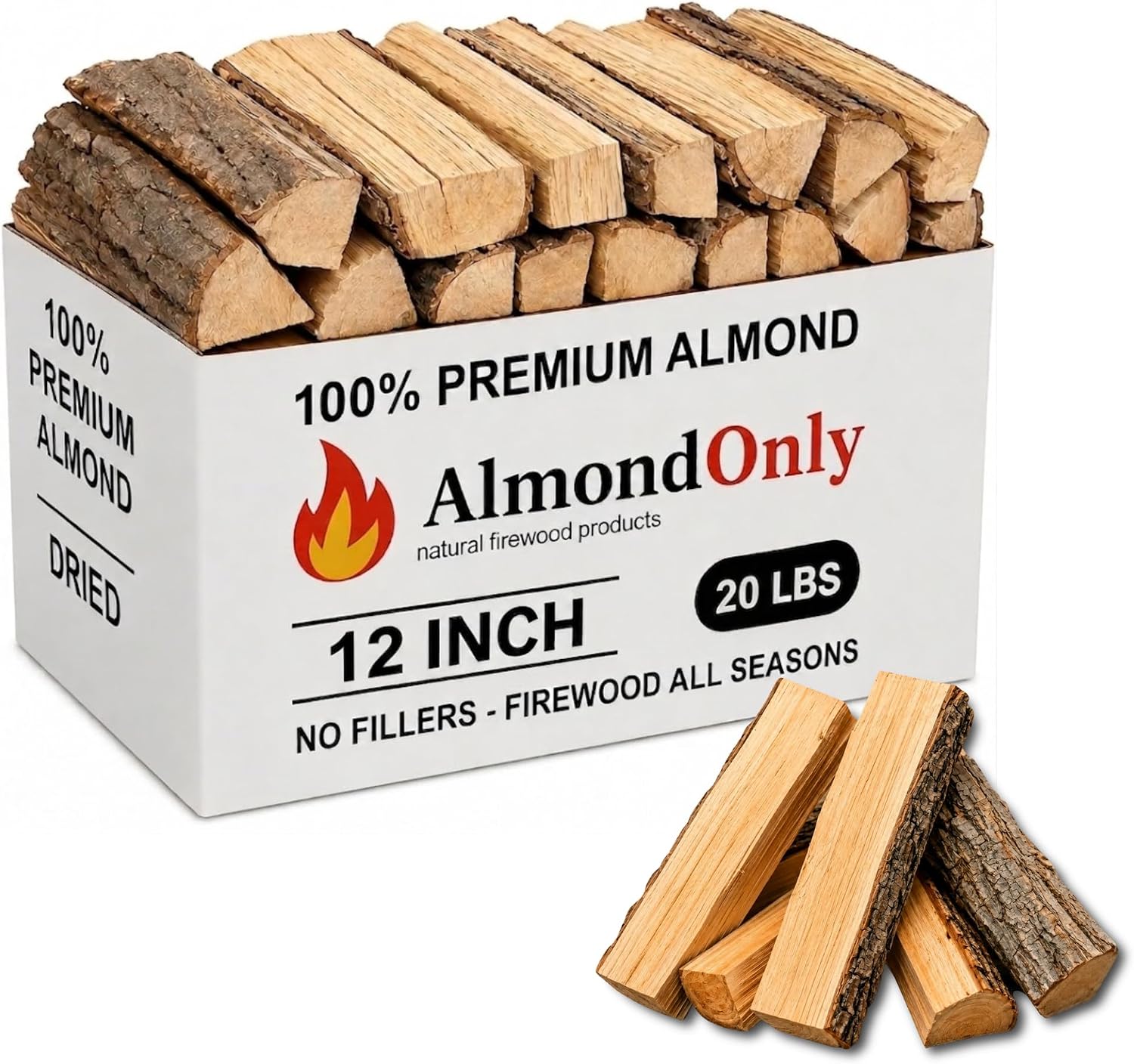 12‑Inch Firewood Logs 20 Lbs
