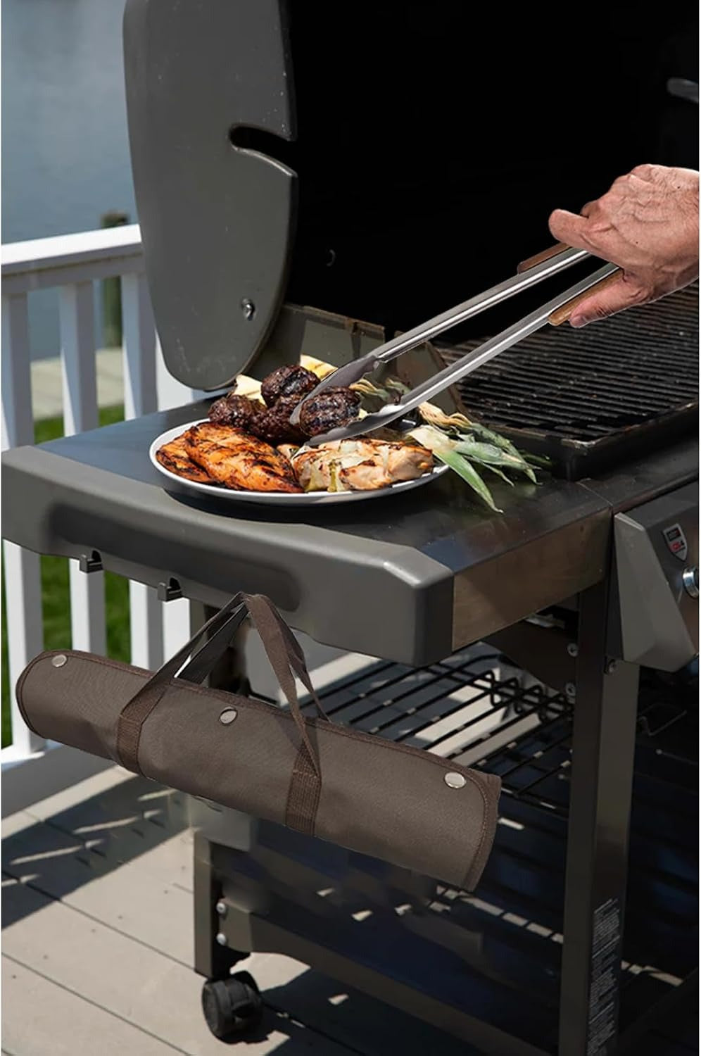 5 Pcs Stainless Steel BBQ Grill Accessories Set