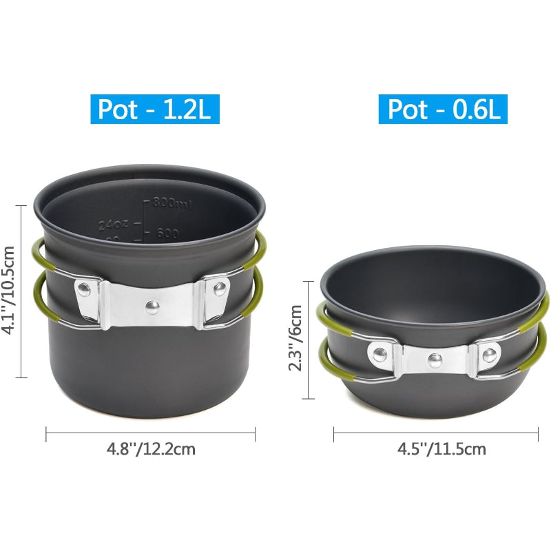 Camping Cookware Stove Set