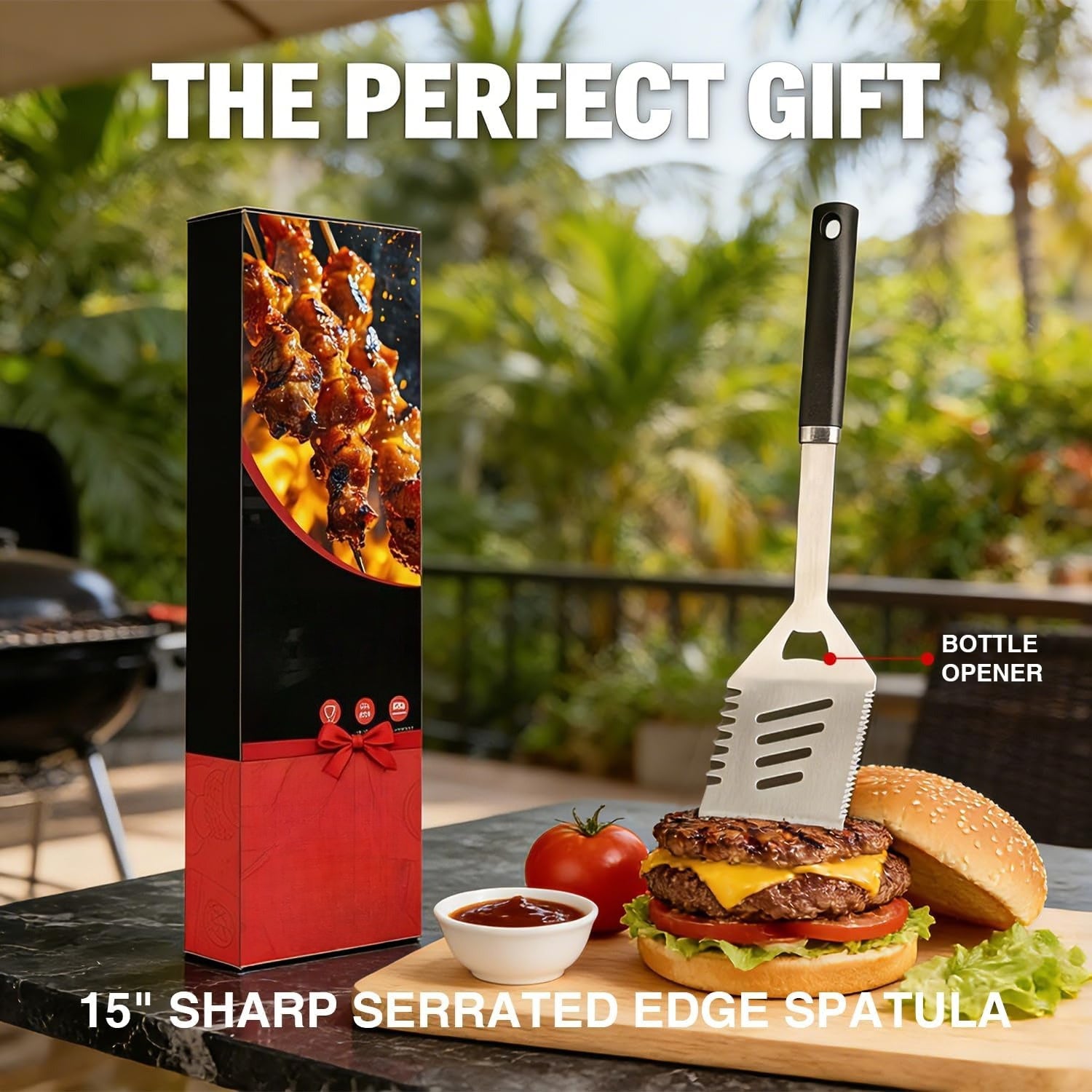 Stainless Steel BBQ Grilling Tools Set