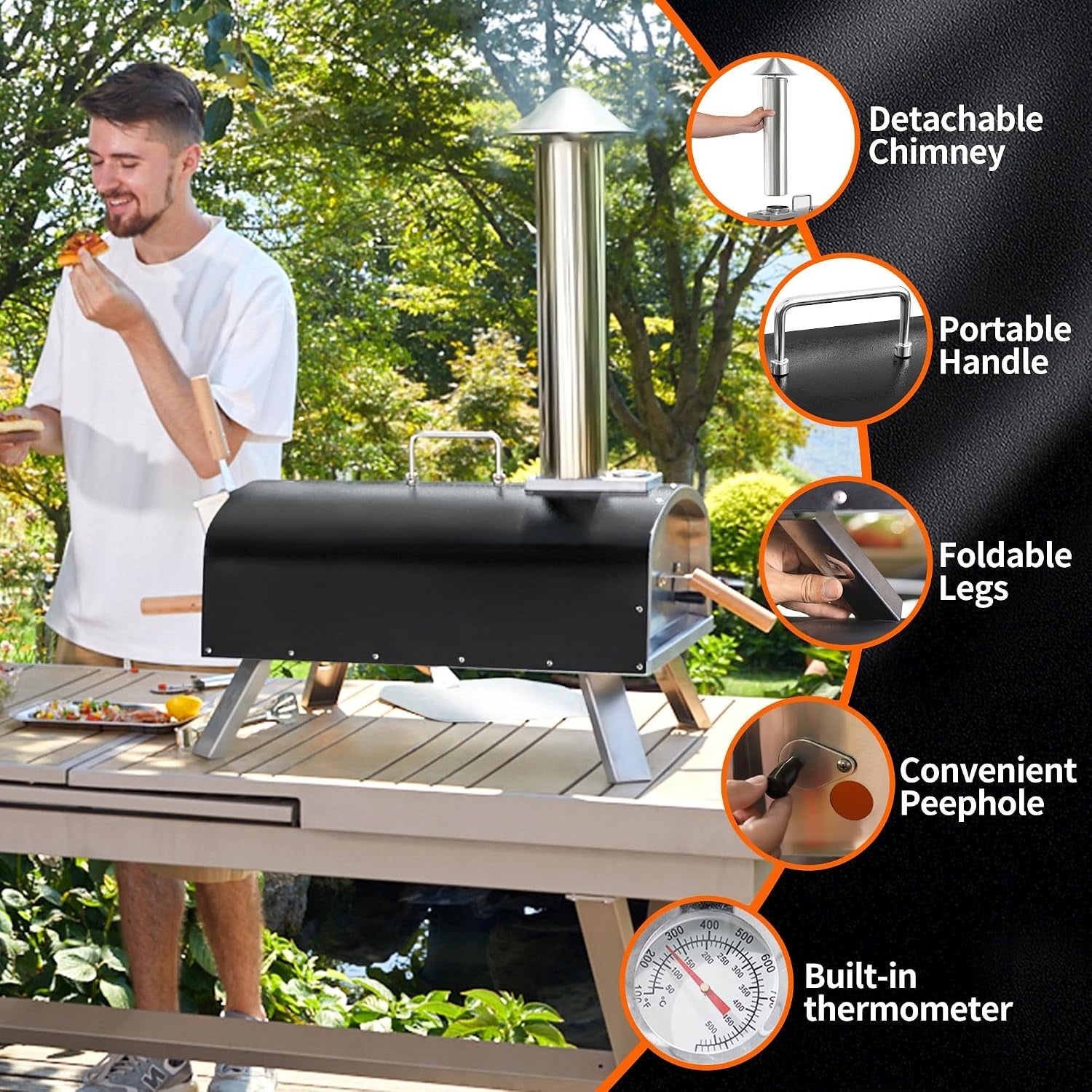 16" Outdoor Pizza Oven